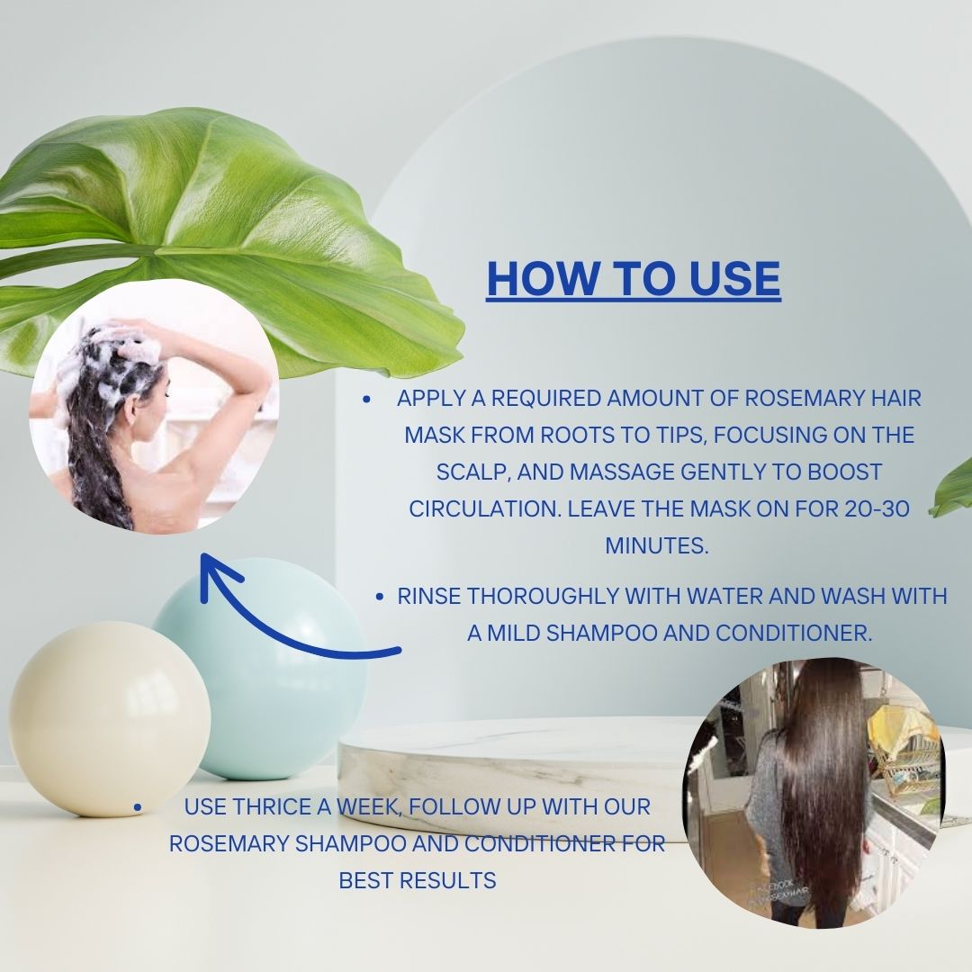 Rosemary Hair Mask with Shine Boost Formula