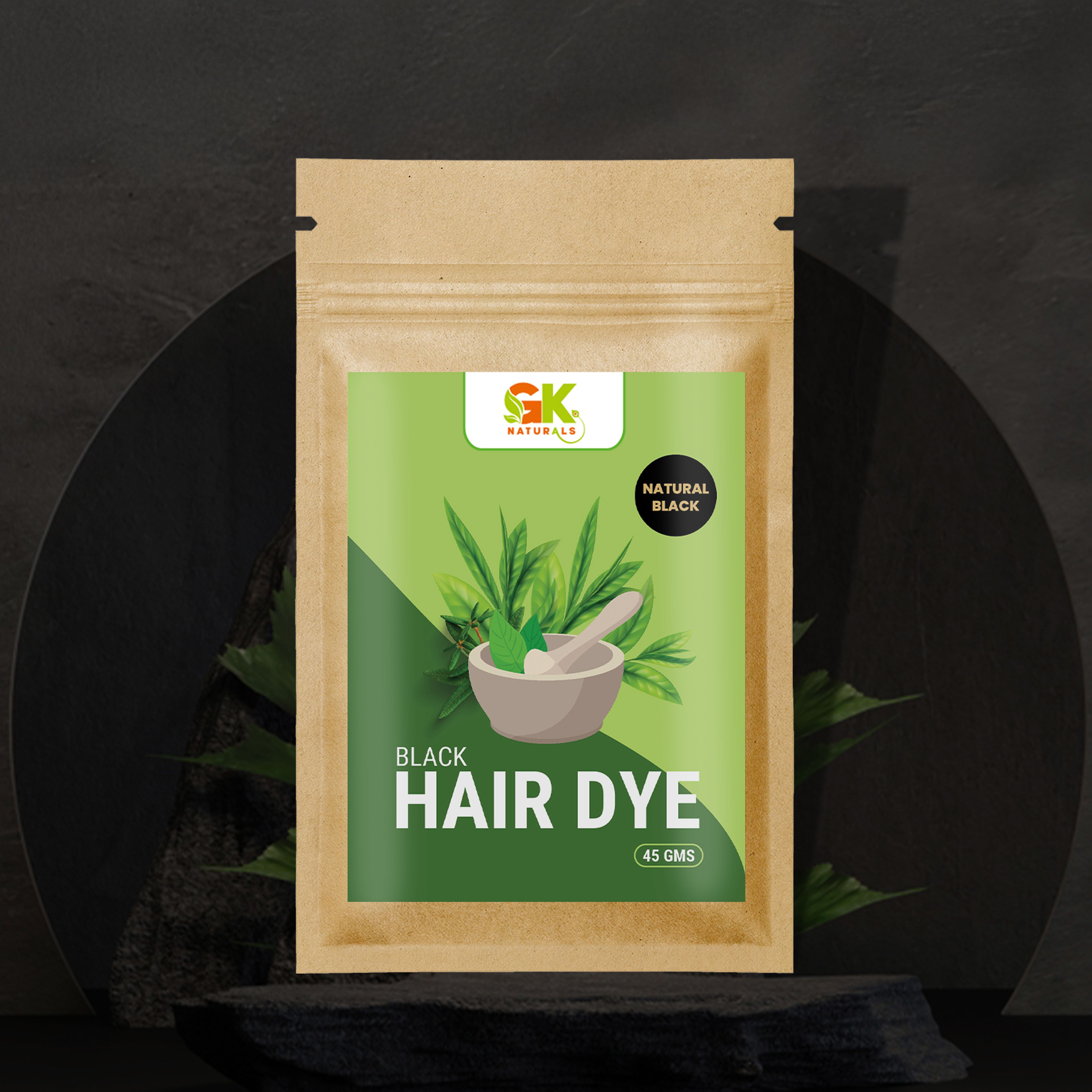 Natural Hair Dye Black GK Naturals