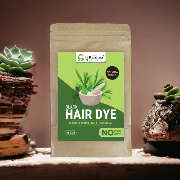 Natural Hair Dye Black – GK Naturals