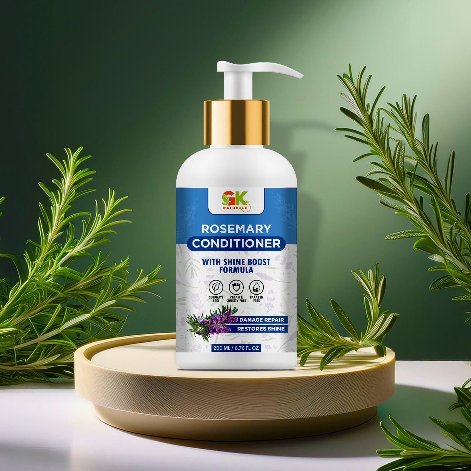Rosemary Conditioner with Shine Boost Formula