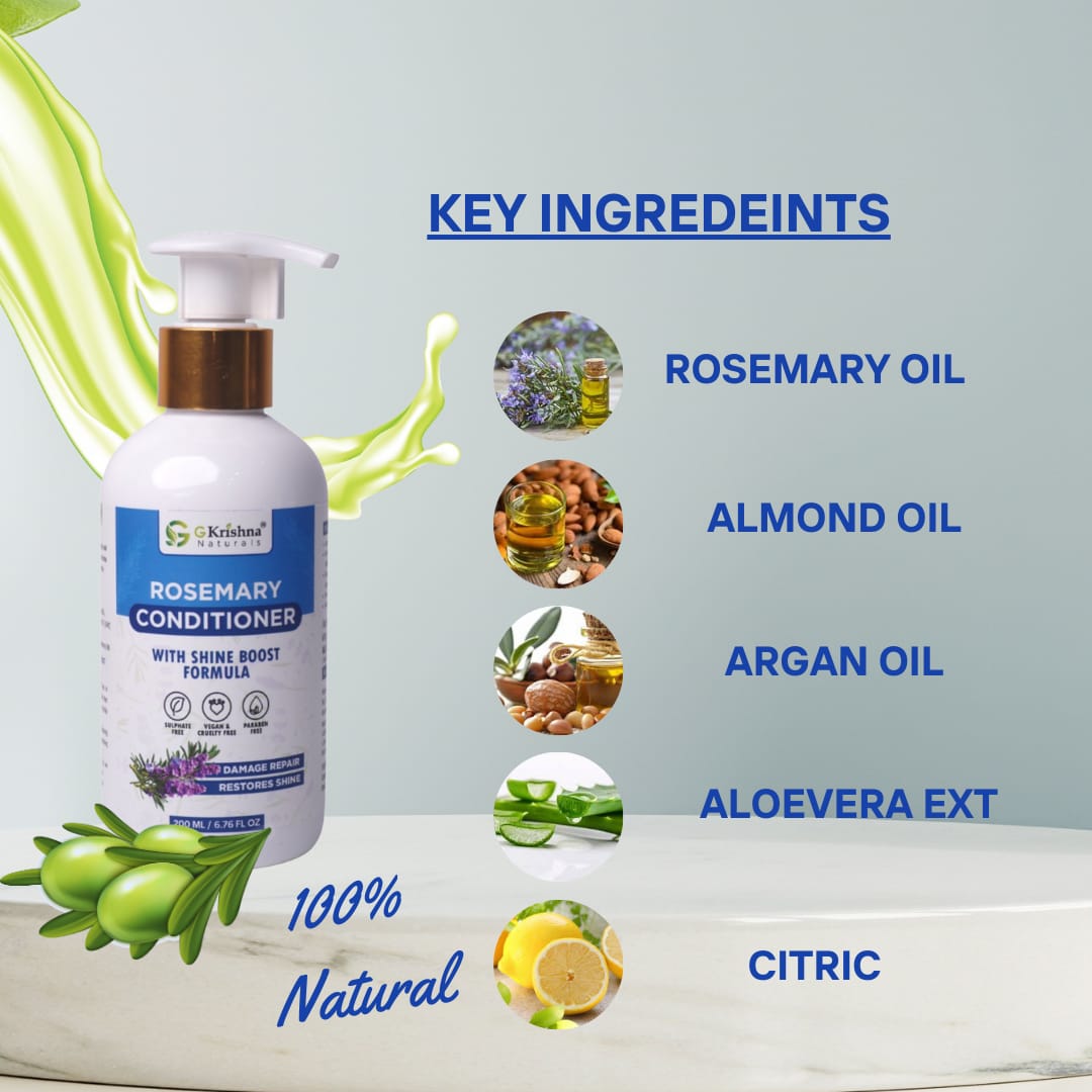 Rosemary Conditioner with Shine Boost Formula