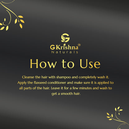 Flaxseed Conditioner for Hair