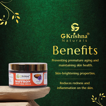 Saffron Goat Milk Cream